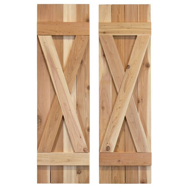 Dogberry Collections Board & Batten Exterior Shutters Pair & Reviews